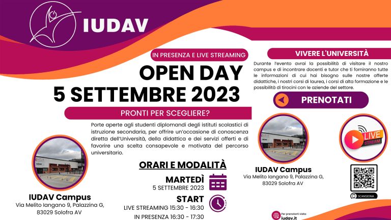 Open Day 5 Settembre 2023
